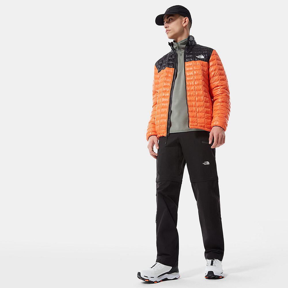 The North Face Exploration Convertible Ανδρικα Παντελόνι - Μαυρα (WNYJ45738)